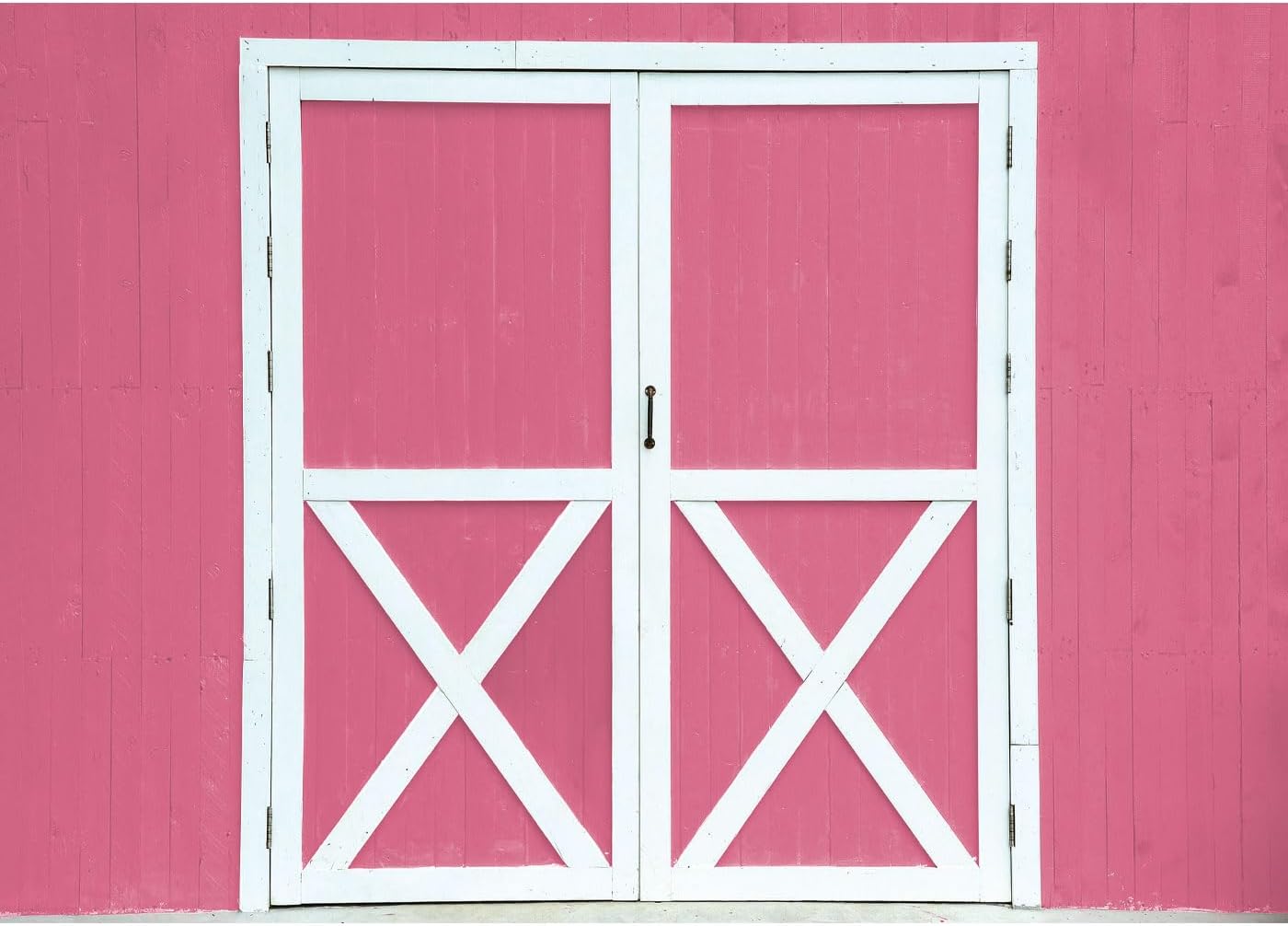 Maijoeyy 7x5ft Pink Barn Wooden Door Backdrop Western Farm