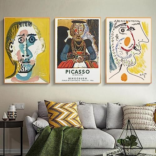 Affiches Pablo Picasso pour habiller un grand mur vide salon peinture 60x90cm