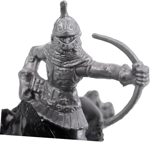 32pcs Medieval Knight Models Toy Set with Plastic Soldiers and Horses Featuring Precision Carving and Interactive Design for Imaginative Play and Home Decor