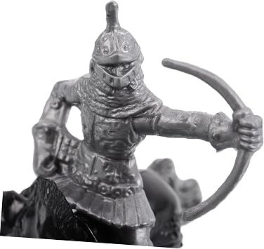 32pcs Medieval Knight Models Toy Set with Plastic Soldiers and Horses Featuring Precision Carving and Interactive Design for Imaginative Play and Home Decor