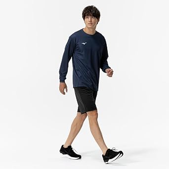MIZUNOミズノ 長袖UネックトレーニングウェアAmazon限定モデルあり Tシャツ ナビドライ 32MAC195/32MA1195ユニセックス大人