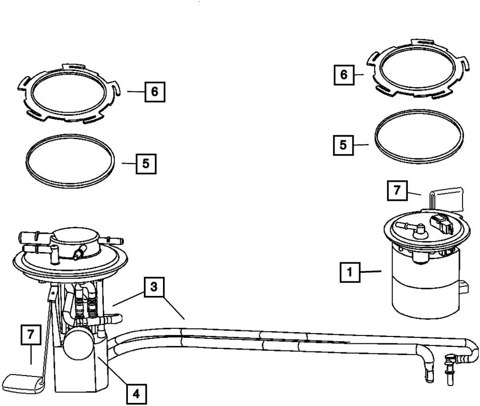 Mopar 5101805AC Electric Fuel Pump