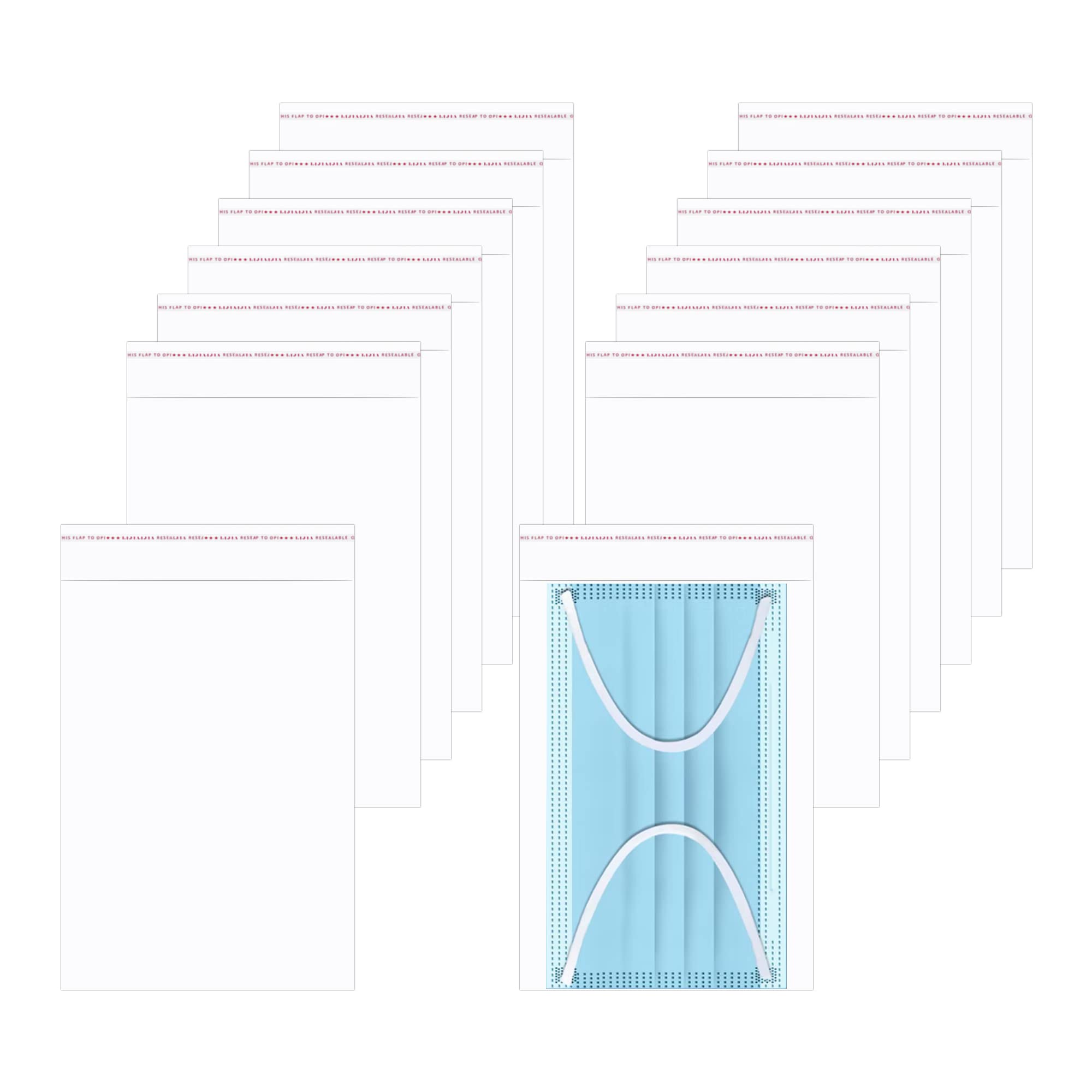 Bornfeel Transparent Cellophane Bags Self Seal 5X7" Self Sealing Cookie Bags 200Pcs Clear Resealable Cello Bags 50Μm For Bakery Candies Jewelry Crafts Gift Party Favors A6-A10 Cards(13 Sizes For Choosing)