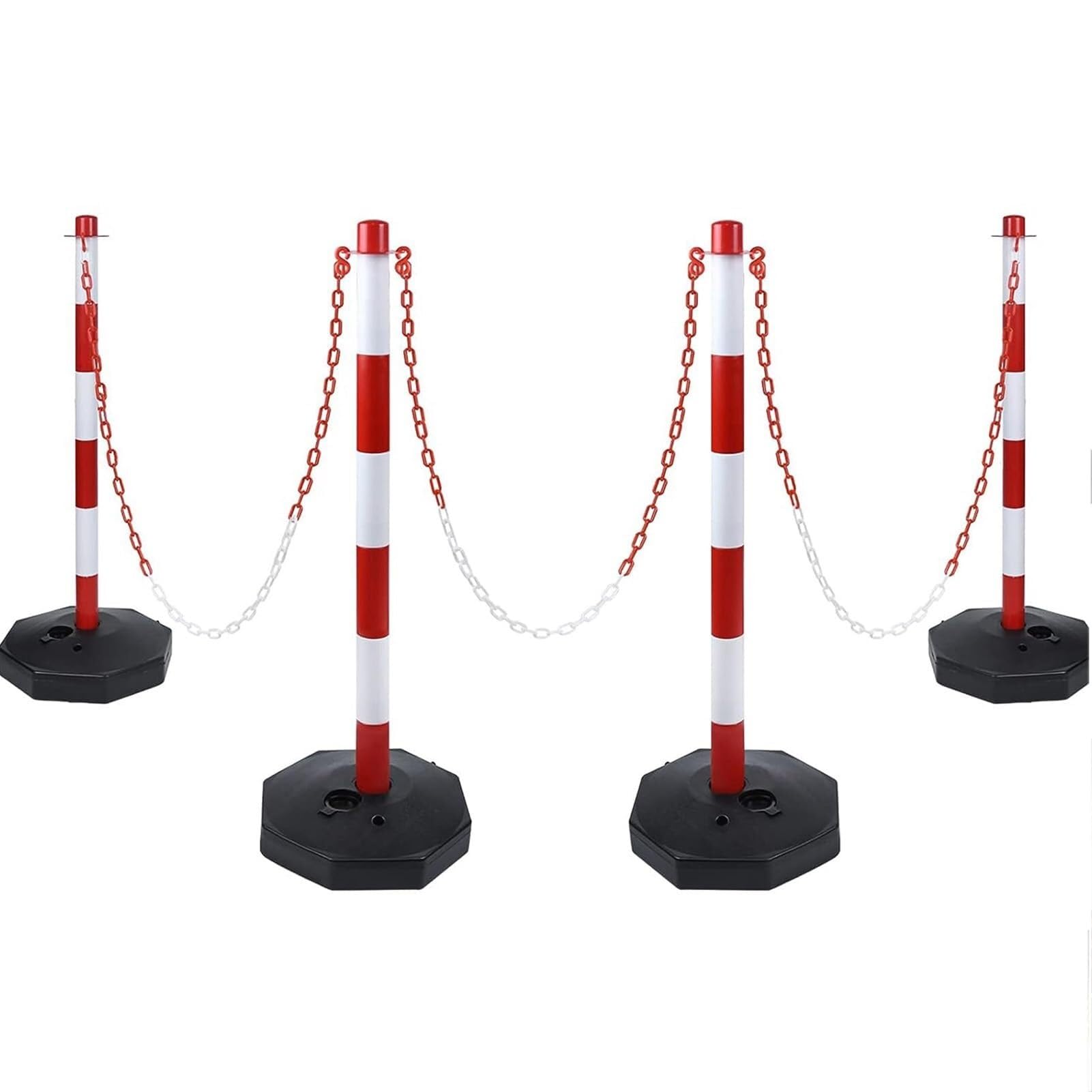 YNBSHGAA Folding Parking Barrier Bollard - High Visibility, Lockable, Rust Proof Solution for Private Parking Driveway Security,3