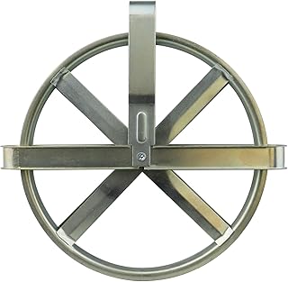 Bntyok Clothesline Pulley 8 Inch Metal Clothes Line Pulley Weather Resistant Nylon Rope Pulley for Outdoor Clotheslines Fits Rope Up to 3/5-in - Silver