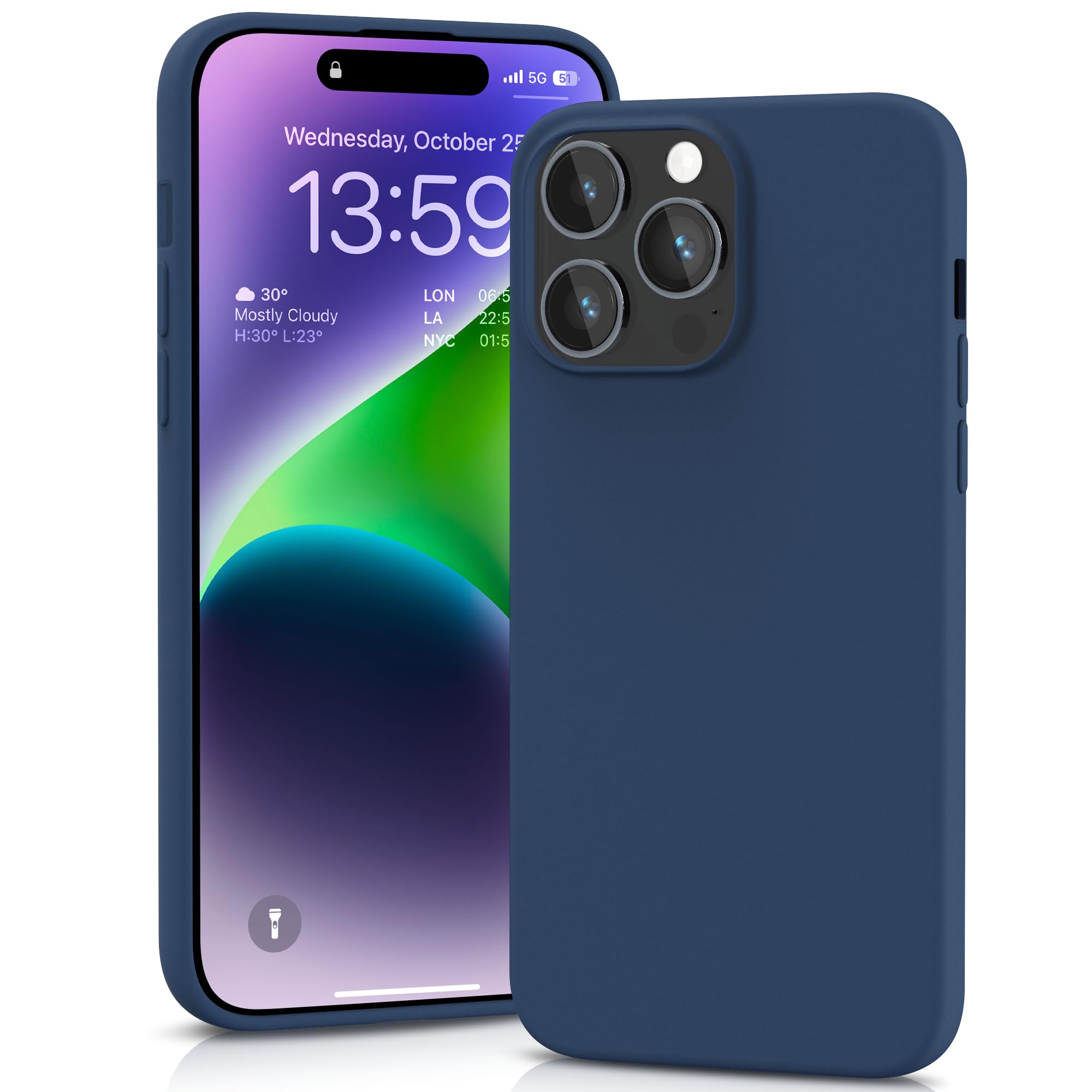 YATWIN Silicone Case for iPhone XR, Soft-Touch, Shockproof, DustProof, Antiskid Full Body Armour Phone Cover for Apple iPhone XR - Dark Green — view 303