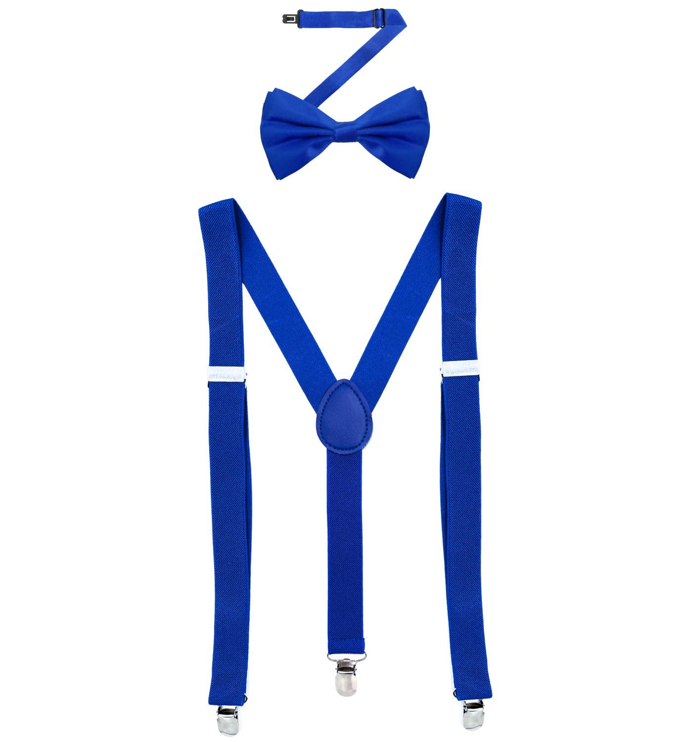 MDSTYLE Suspenders for Men Women Boys - Adjustable Y-Back