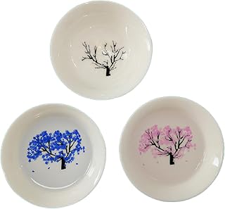 VALINK Japanese Sakura Sake Cup, Cold And Hot Temperature Color Change Tea Cup for Restaurant Household (1PC)