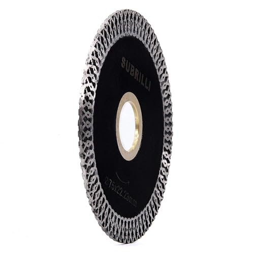 Miniatura 3 de Hoja de sierra de diamante de 3 pulgadas para corte de cerámica de mármol de granito de azulejos de porcelana (cenador 58)