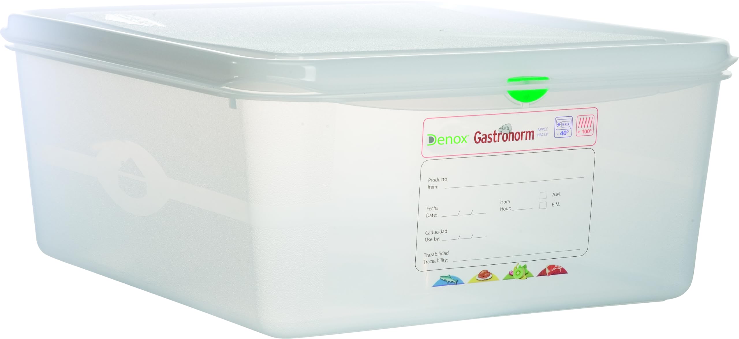 Solent Plastics Clear Gastronorm Food Storage Ingredient Containers - Perfect For Restaurants, Mass Catering, Events, Meal Prep, Fridge Organisation - Available In 23 Different Sizes (Air-Tight Gastronorm 2/3 13.5 Litre)