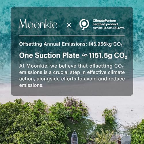 Moonkie Suction Plates for Baby | 100% Silicone BPA-Free Baby Plates| Divided Design | Microwave and Dishwasher Safe | Toddler Plates 2 Pack by Moonkie - Image 7