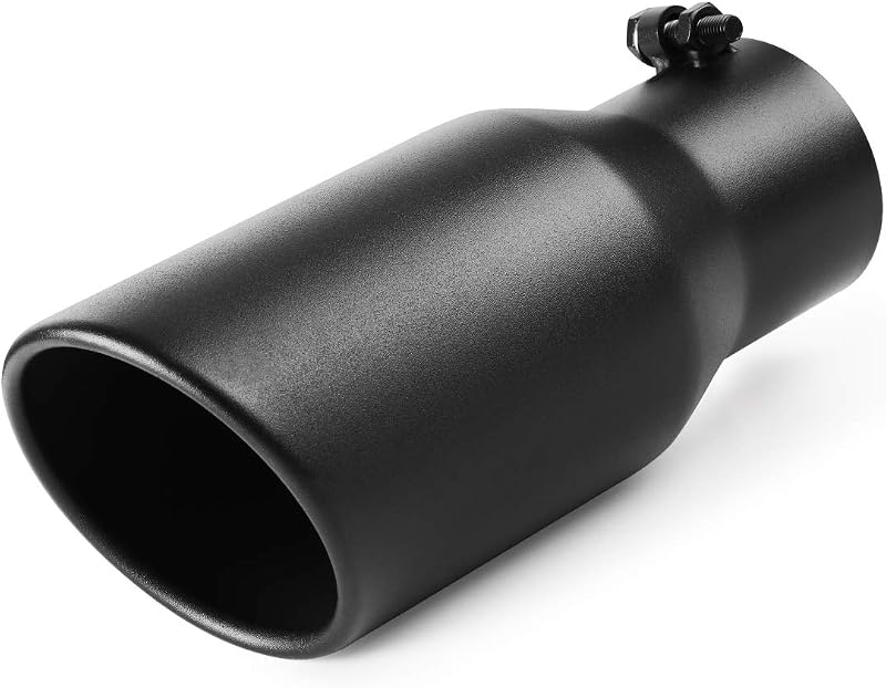 Ponteira de escapamento A-KARCK em aço inoxidável, entrada 8,89 cm e saída 12,7 cm – 30,48 cm