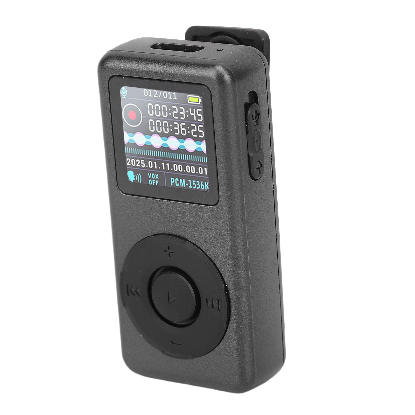 Sxhlseller Lettore MP3 a Clip con Registratore Vocale, Lettore Musicale HiFi Lossless Bluetooth 5.0, di EBook con Riduzione del Rumore, Registrazione 300mAh per la Corsa Sportiva (64GB)