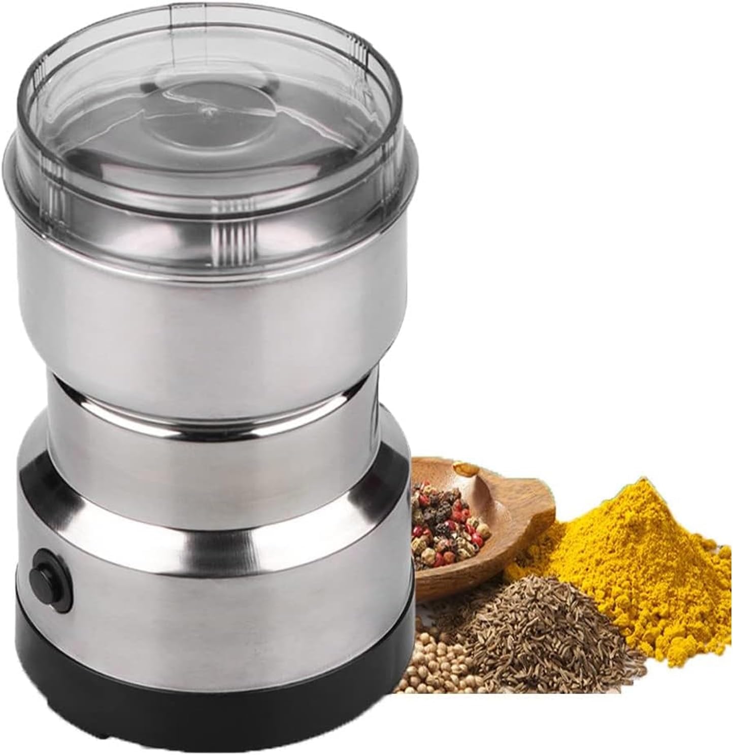 300w Electric Coffee Grinder, Grinding Salt and Pepper Grinder, Electric Spice Grinder, Grain Grinder Mixer Kitchen, Stainless Steel Material