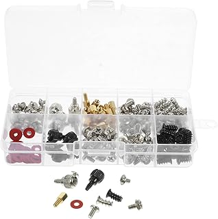 UKCOCO 1 Set Computer Screw PC Holder Graphics Card Support Bracket Hard Drive Cage PC Screws Flat Head Tapping Screws Flat Head Screw Small Screws Screw Assortment Computer Supply Gasket
