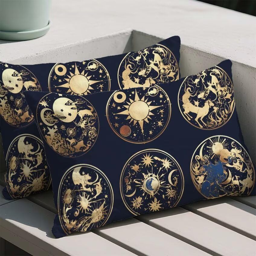 Coussin exterieur impermeable 60x90cm aspect lin pour terrasse