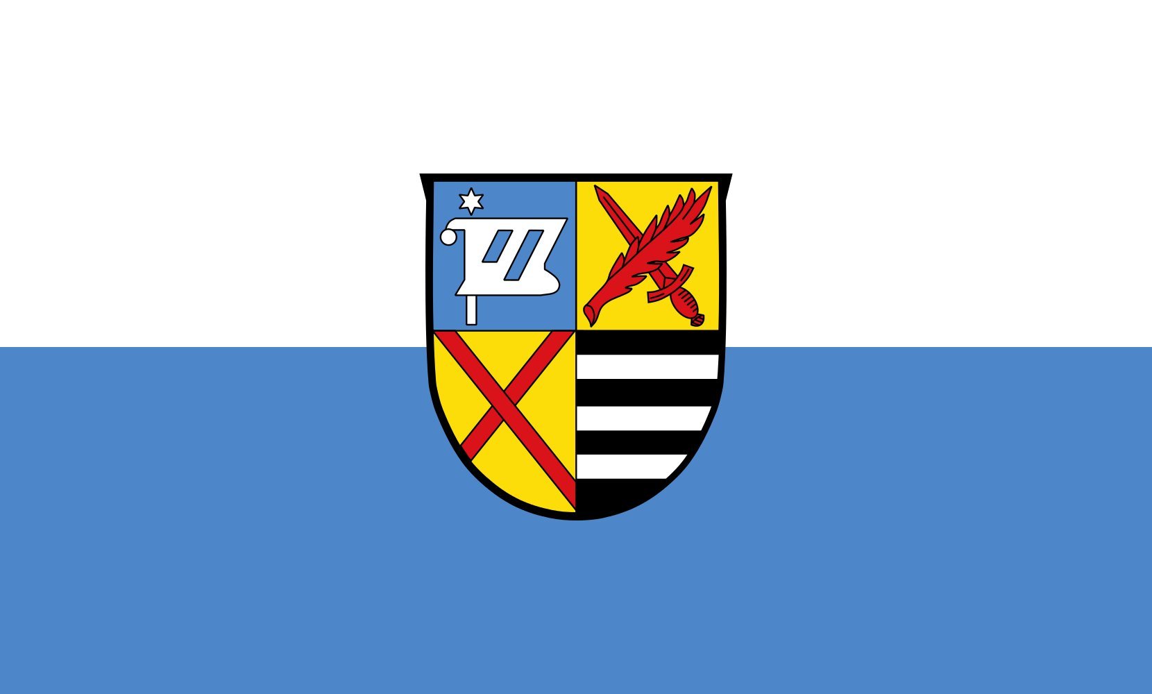 Drapeau Kirchheim b.München grand format paysage pour mât extérieur