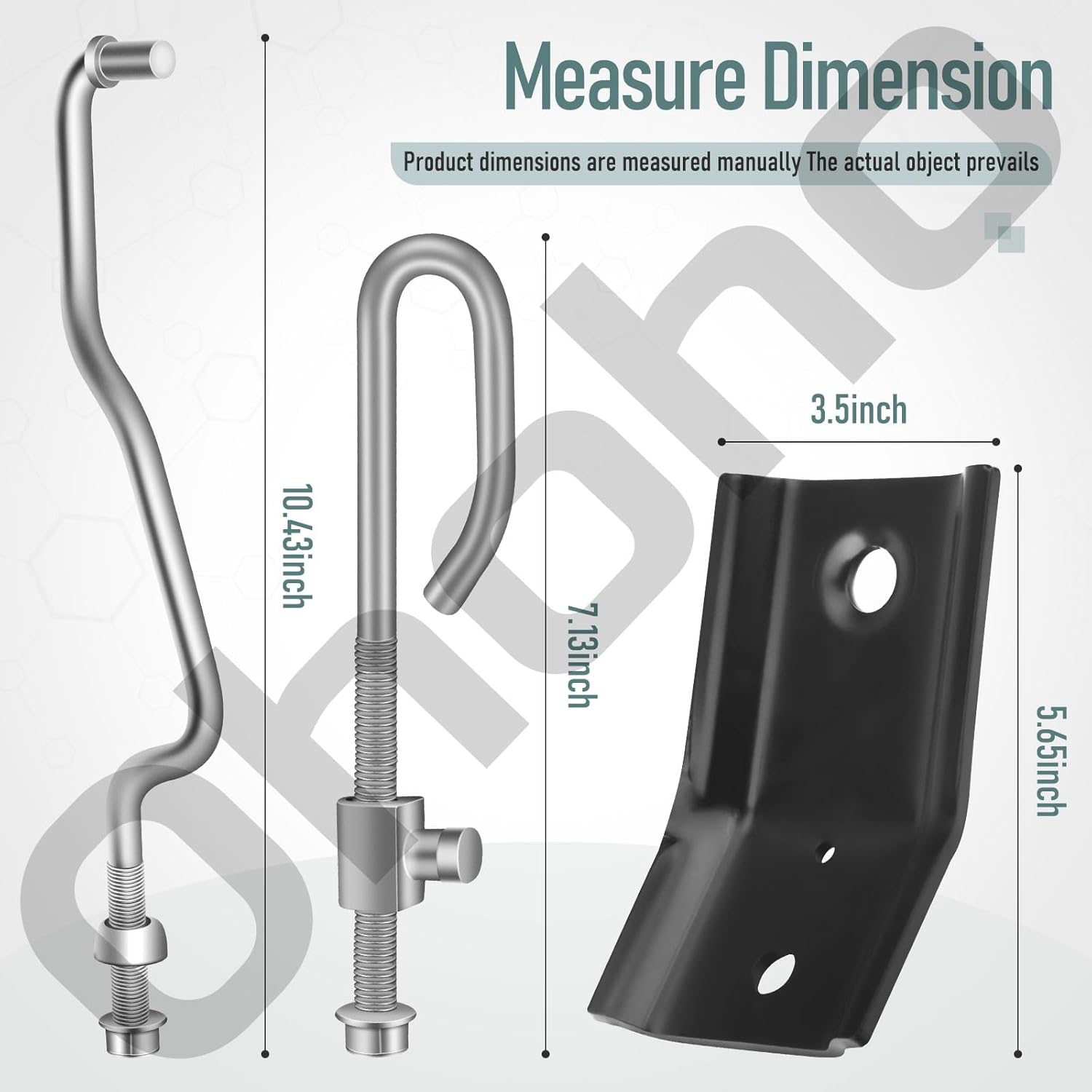 GX21901BLE Front Stabilizer Bracket + GX20497 Deck Lift Linkage + GX24864 Deck Lift Hanger Rod Kit - by Ohoho - Compatible with J-ohn Deere 155C L100 115 LA120 L105 LA115 LA130 LA100 Lawn Mower