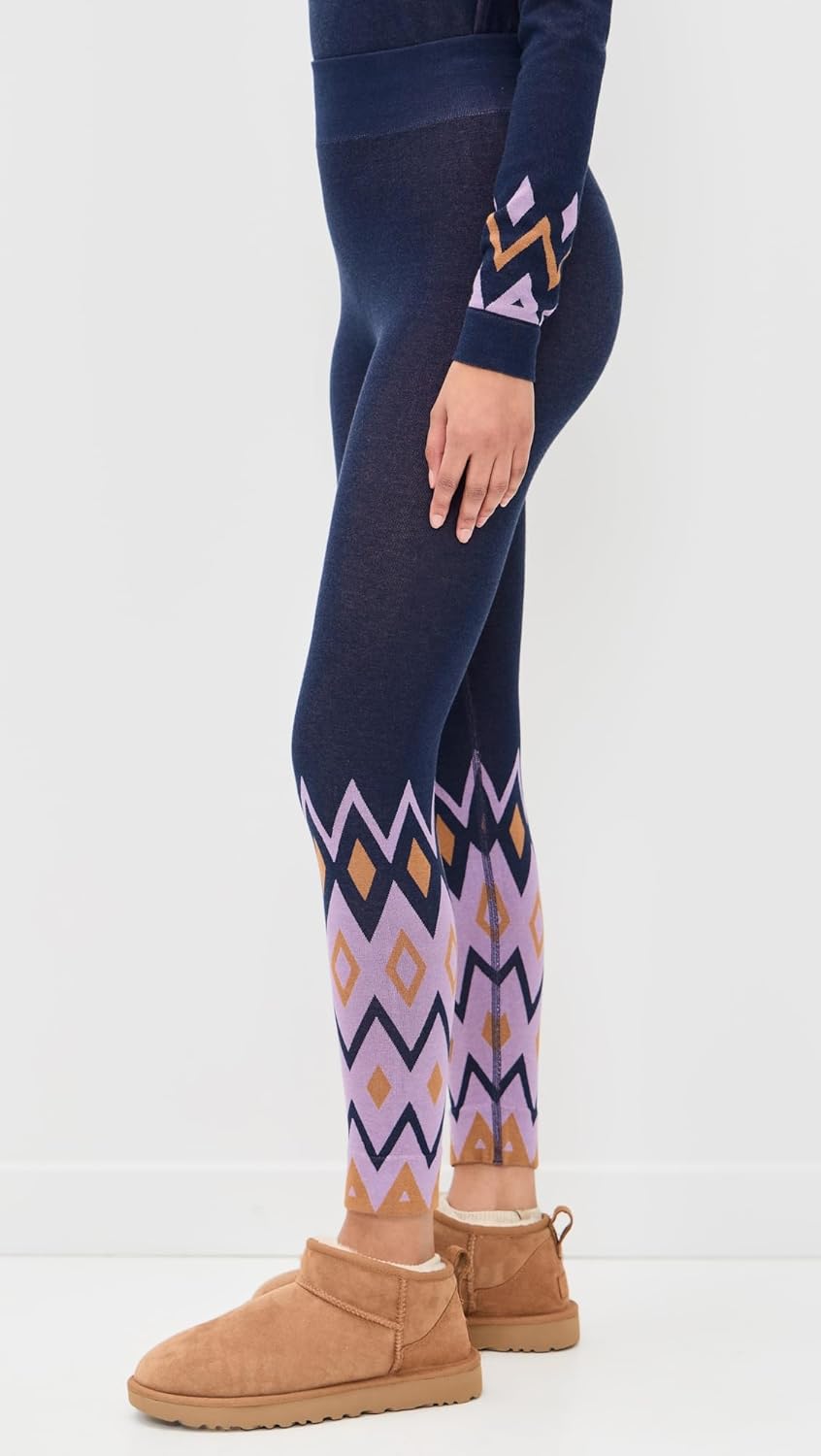 Sweaty Betty Women's Modal Jacquard Base Layer Ankle Leggings - Image 4