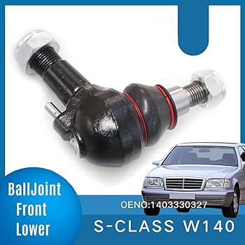 Amazon.com: WXQP Car Ball Joint Lower Black for Mercedes W124 W140