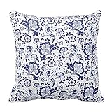 Easy cleaning and maintenanc FPcustom Delfts Blauw Delft Blue Dutch Floral Modern Home Throw Pillow Cushion Cover 18 X 18