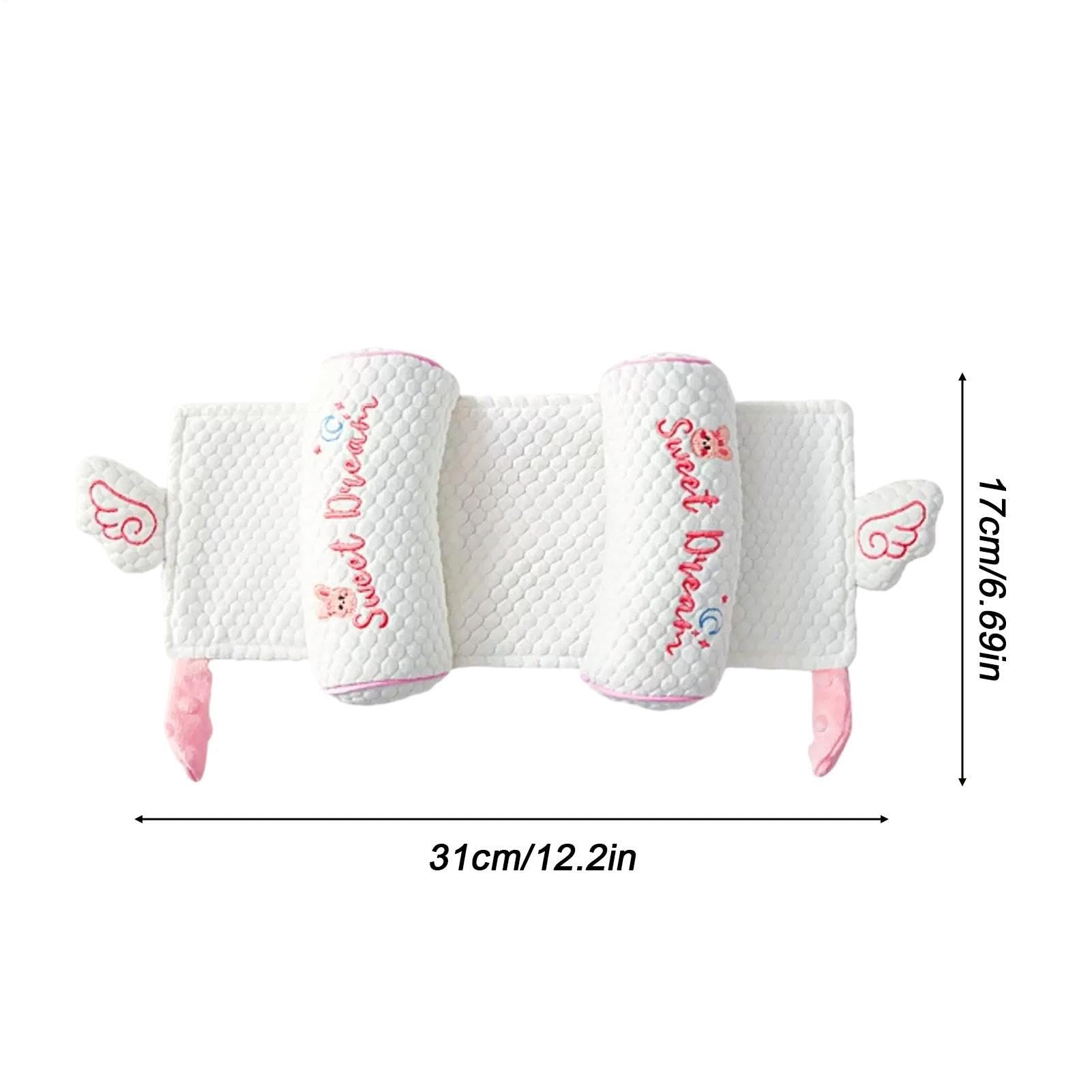 Cuscino modellante per la testa per bambini | Adjustable Breathable Washable Support Pillow | Anti Flat Head Pillows for Crib Stroller Car Seat | Soft Infant Sleep Positioning Cushion Boys Girls