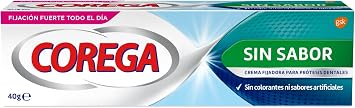 Corega Denture Fixing Cream, Strong Fixing, Unflavored, Zinc Free, 40g