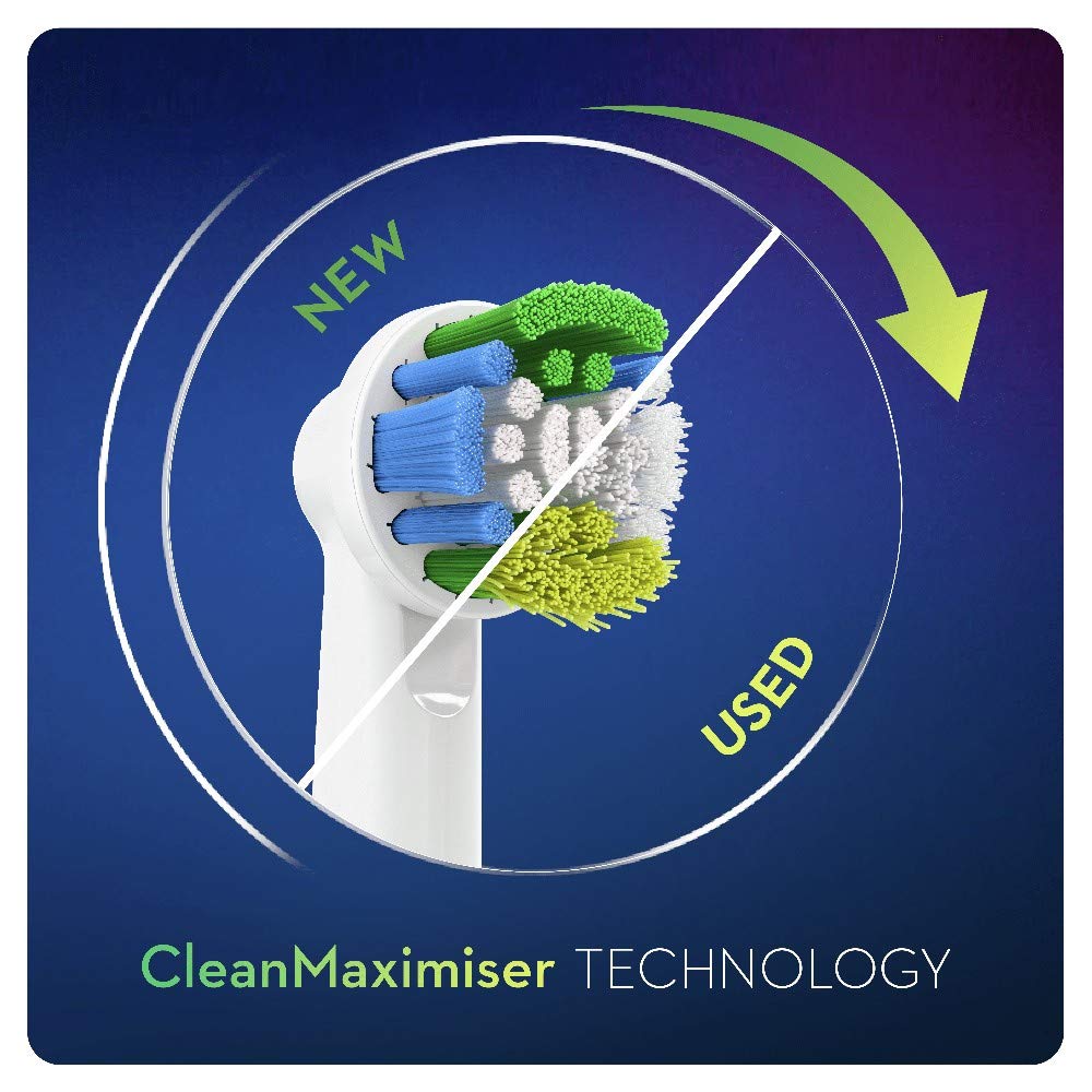 Oral-B Precision Clean Testine di Ricambio per Spazzolino Elettrico con Tecnologia CleanMaximiser, Confezione da 8 Pezzi, Pacco Adatto alla Buca delle Lettere