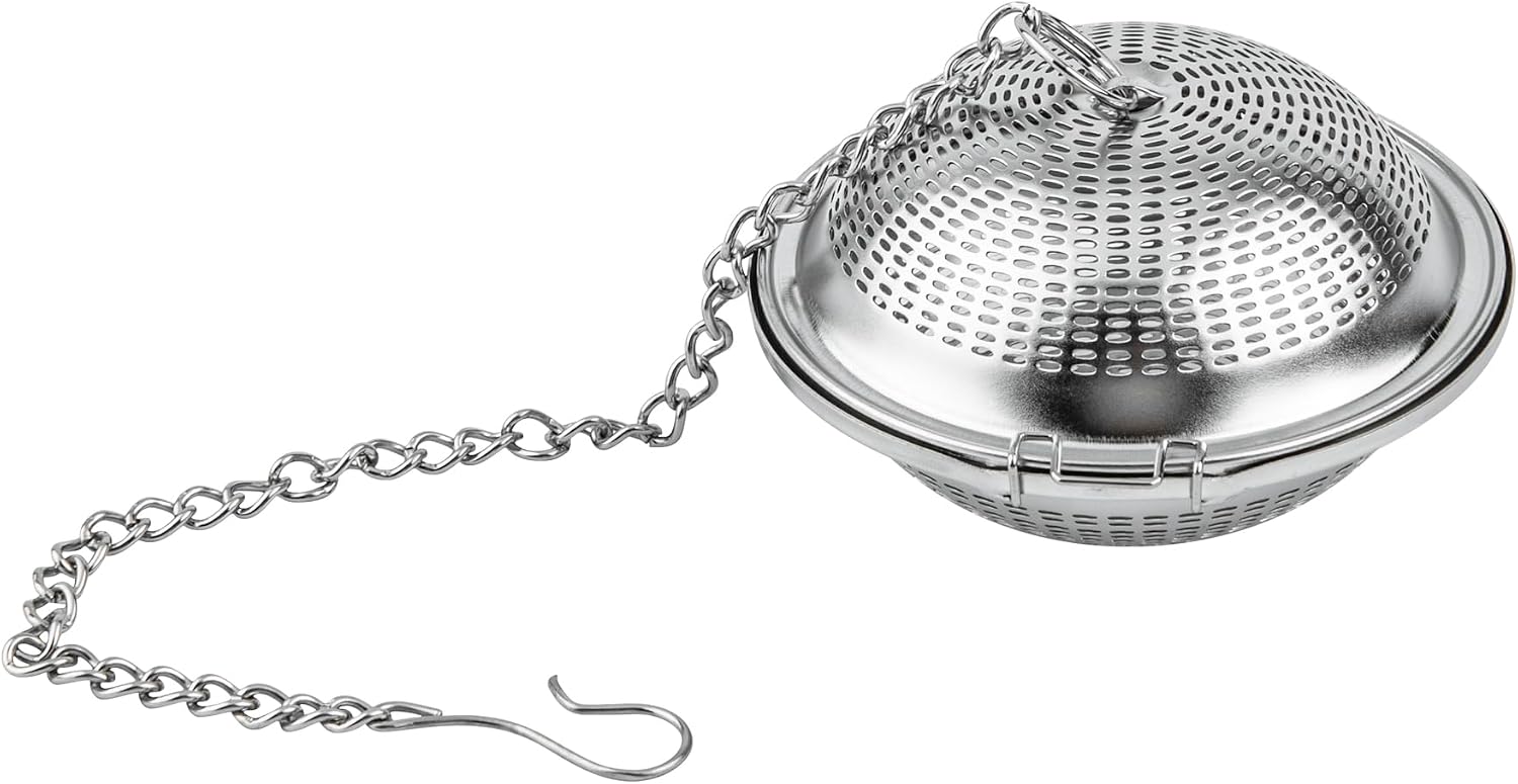 Restaurantware Stainless Steel Extra Fine Mesh Loose Leaf Tea Infuser