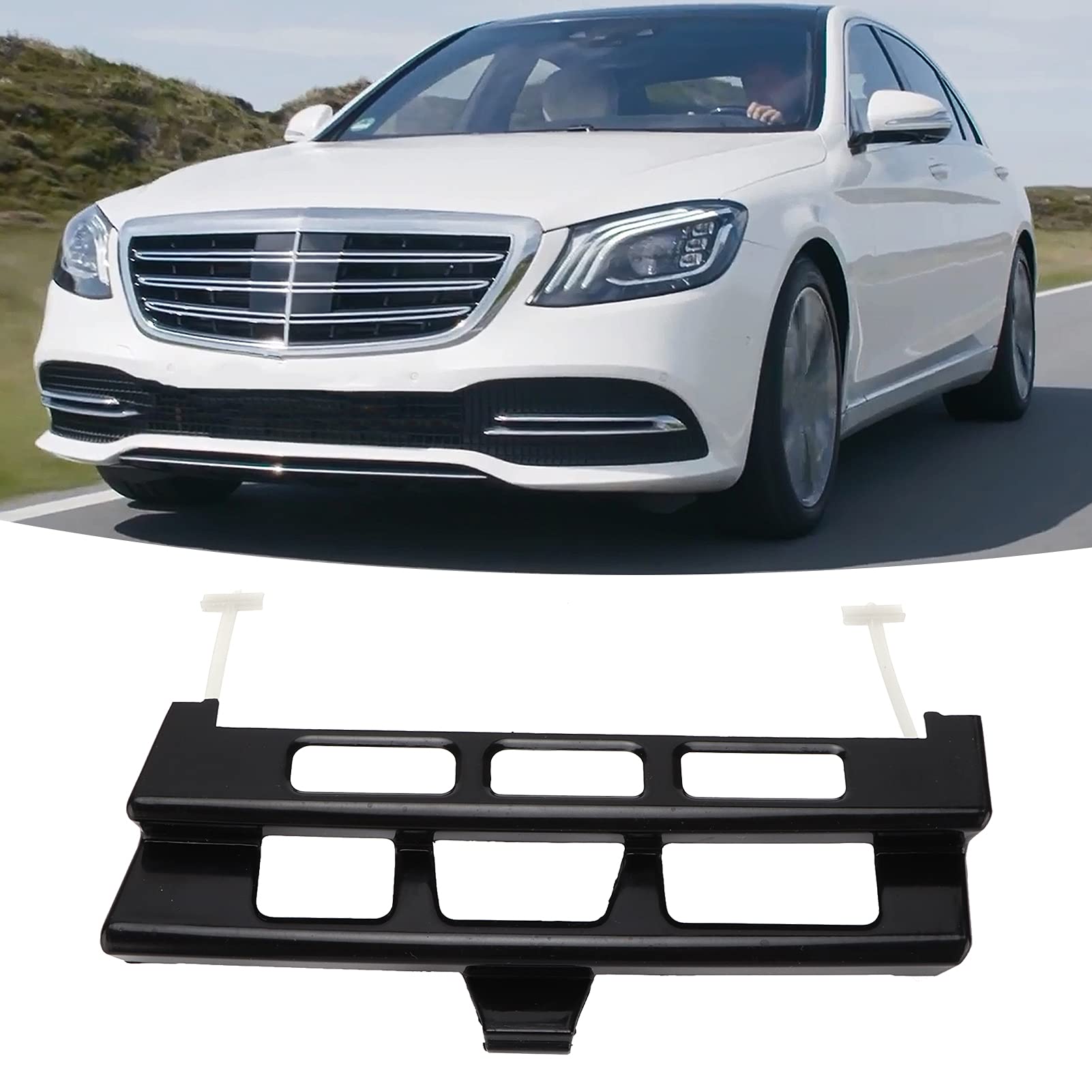 Tapón Cubierta Orificio Gancho Remolque Para Mercedes Clase E W124, Número OE 1248800105, Material ABS