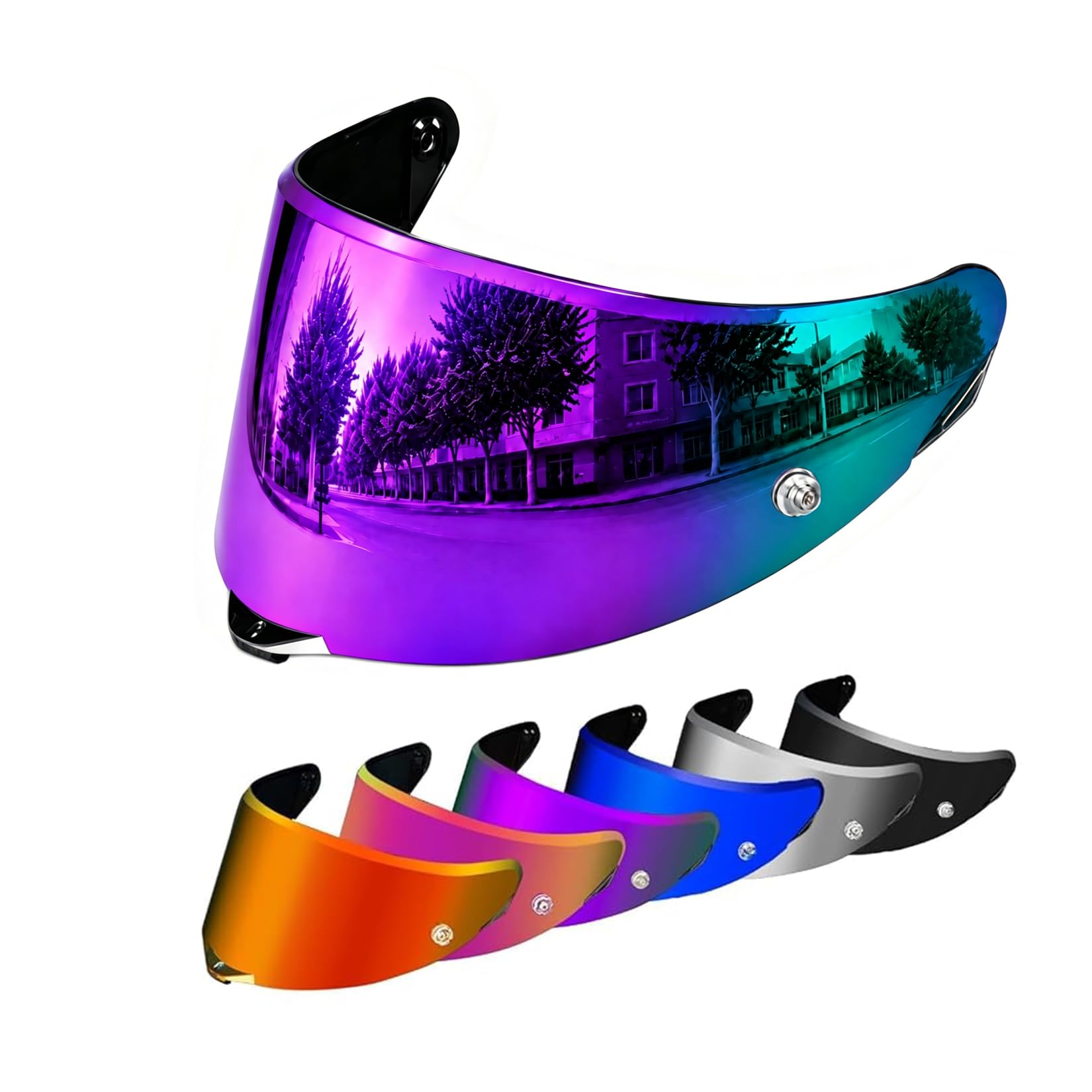 PSLER Pista GP RR visor - Pista Helmet Visor Motorcycle Face Shield Replacement for Pista GPR CORSA-R Pista GPRR RACE 3,Deep Purple