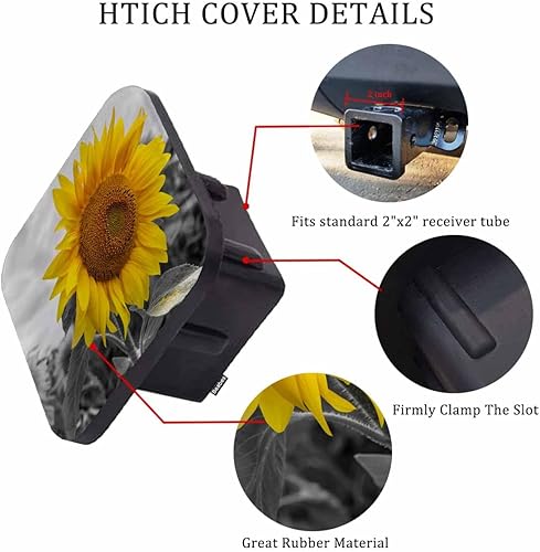 Vista 136 de Cubierta de enganche de remolque de 2 pulgadas, águila calva, grunge, águila calva americana, bandera de Estados Unidos, cubierta de goma