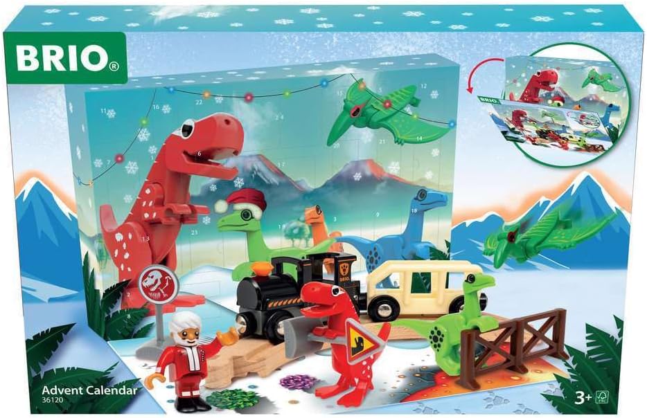 BRIO World 36120 Advent Calendar | Railway Accessories for Children from 3 Years Compatible with Railway Kits and Accessories