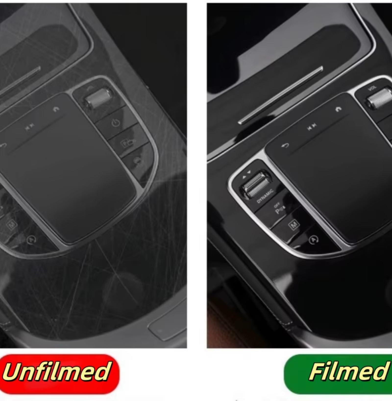 GPS Voiture Écran Film Compatible Avec Pour Panamera 2024-2025 Panneau Navigation De Commande Centrale Voiture Film Protection Protecteur GPS Voiture HD Clair