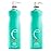 Malibu C Hard Water Wellness Shampoo and Conditioner Duo - Hydrating Hair Care for Shine & Manageability - Protects from Waterborne Elements That Cause Dry, Damaged Hair (33.8oz)