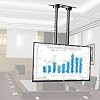 Adjustable Ceiling TV Mount Bracket - Ceiling TV Mount Bracket,Fits 55-100 Inch LED Flat Panel Display,3°-20° Angle Adjustment,Max VESA 900x400mm,Double Pole Hanging TV Brack