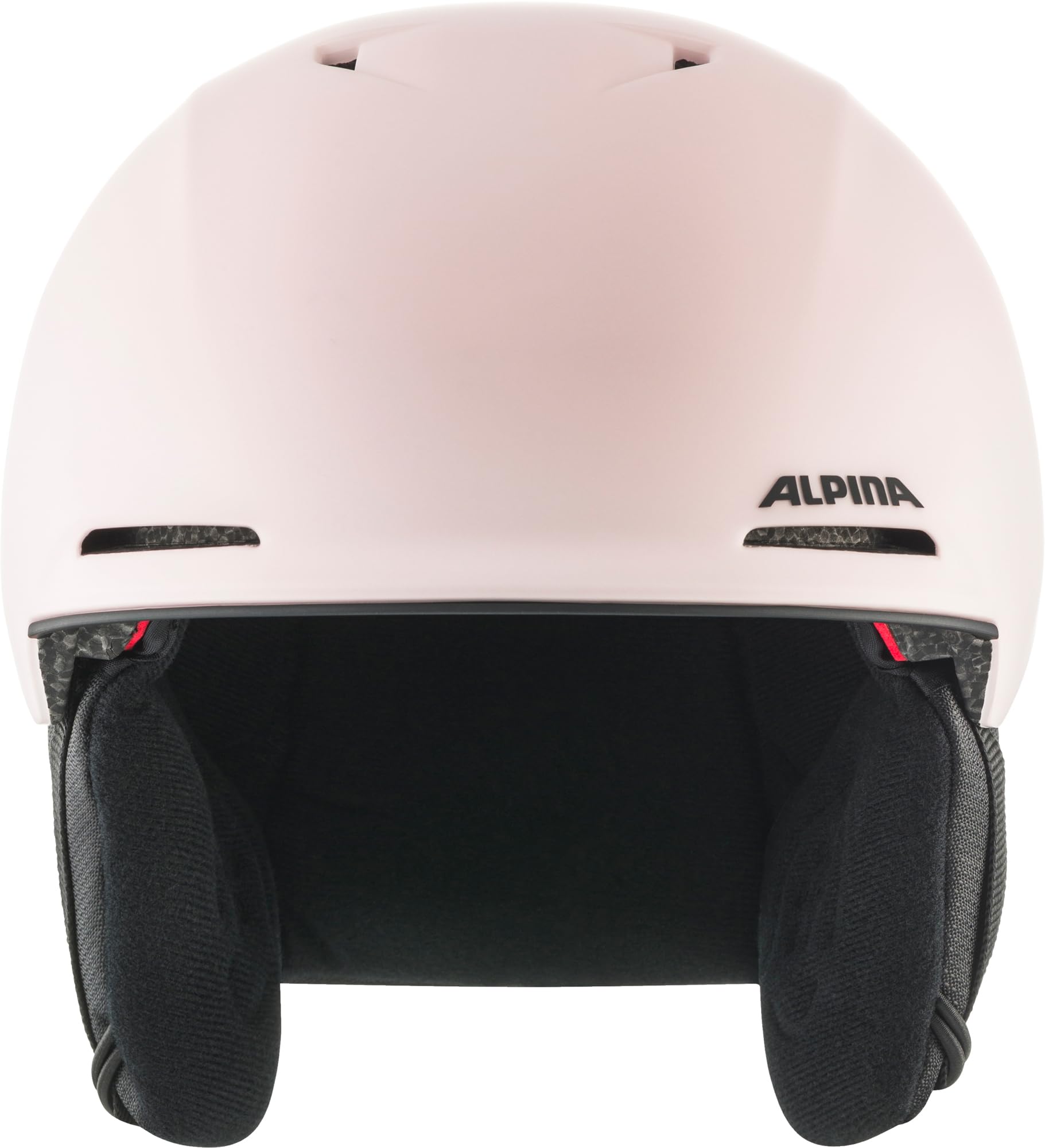 ALPINA Brix Jr - Casco da sci sicuro e leggero per bambini, con paraorecchie removibili, assorbimento ottimale degli urti e buona ventilazione, light-rose matt, M (55-59)