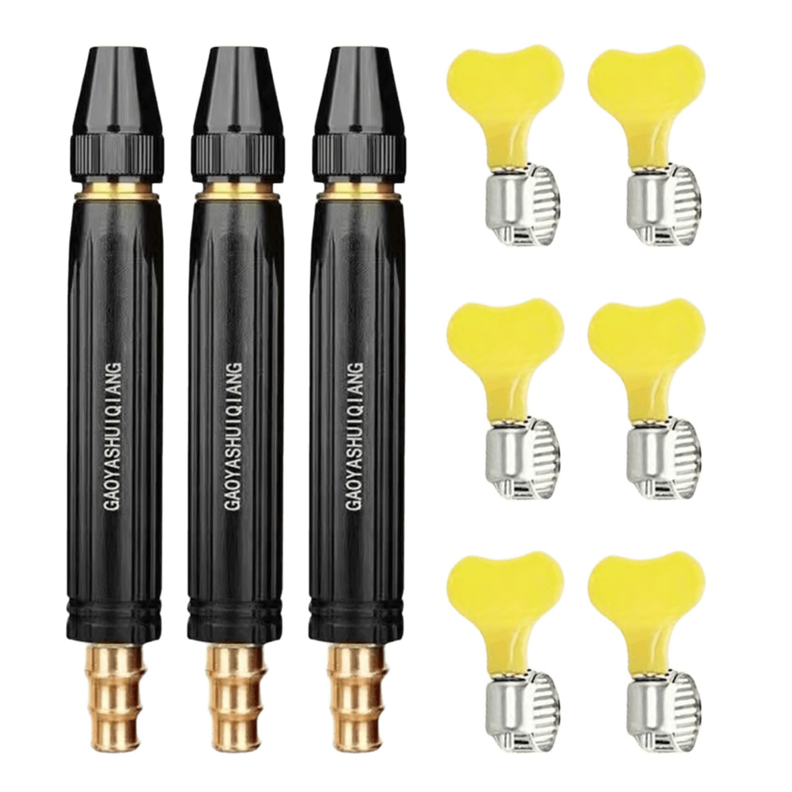 Kaeltsyn Multicolor Quick Connection Water Sprays Handle Nozzle Multiple Function Water Handle Sprayer 168Mm For Effective Vehicle & Garden Maintenance Multiple Purpose Sprinkle