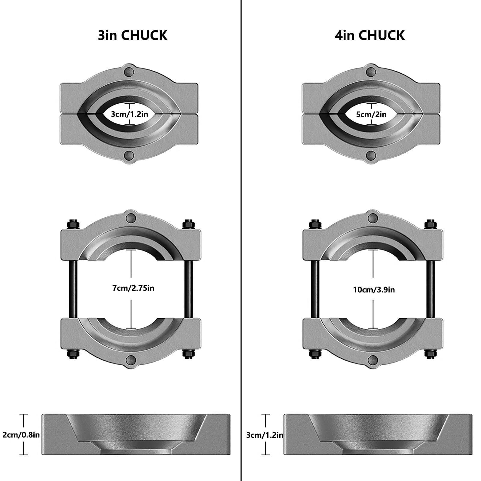 HEQIM Bearing Pullers, Wheel Bearing Pullers with Max Capacity 5T/11000lb, Hydraulic Gear Pullers with 3