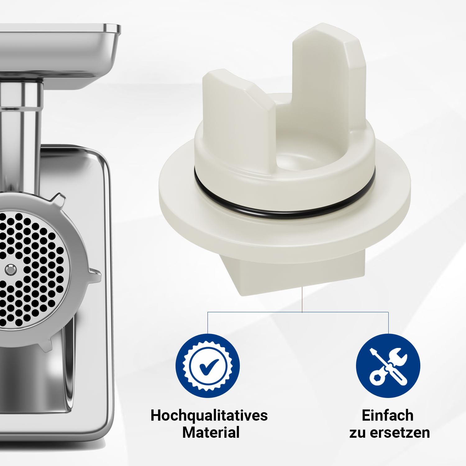 LUTH Premium Profi Parts Gancio per impastare compatibile con Bosch 00264962 per robot da cucina