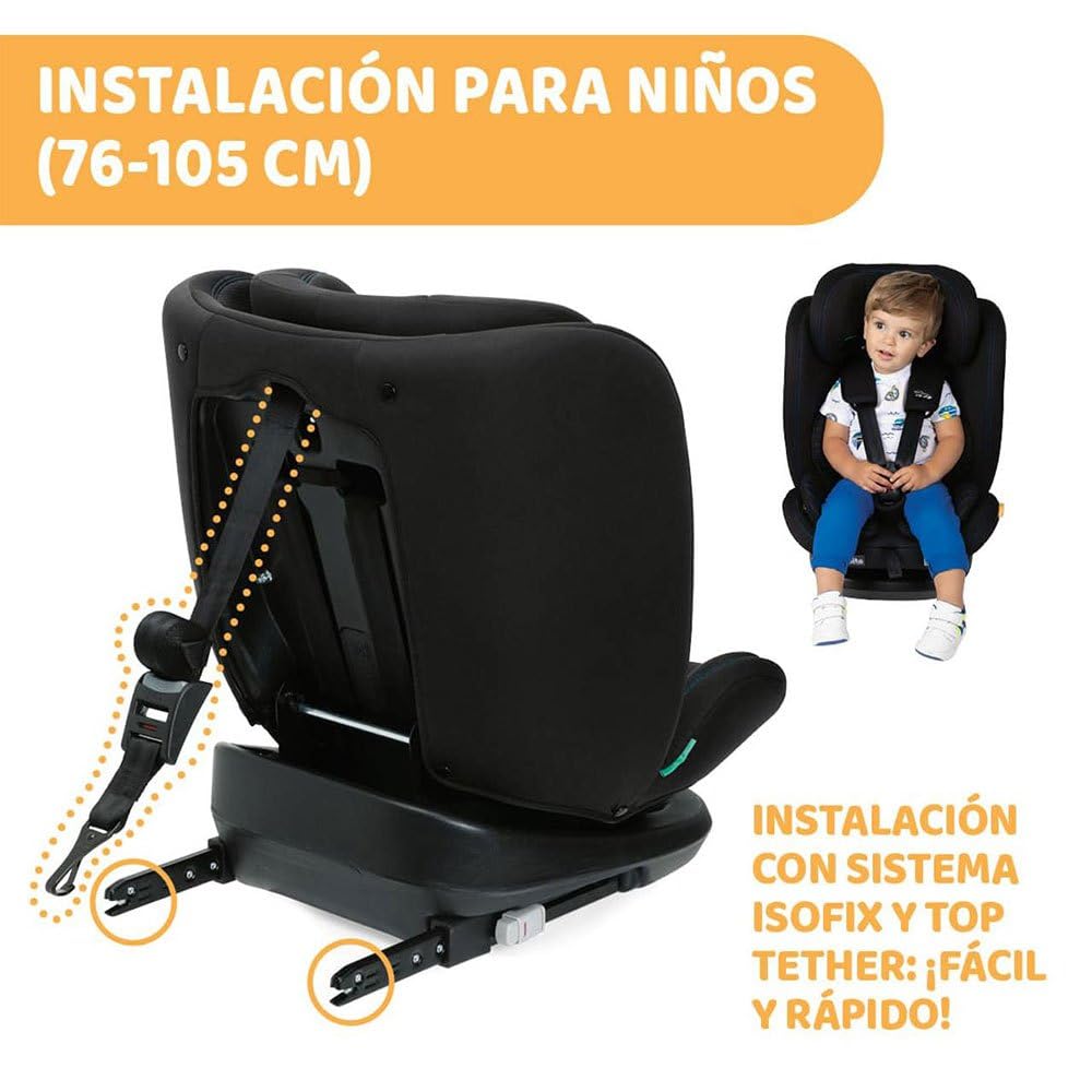 Fotelik samochodowy Chicco Mokita I-Size Air Black Air