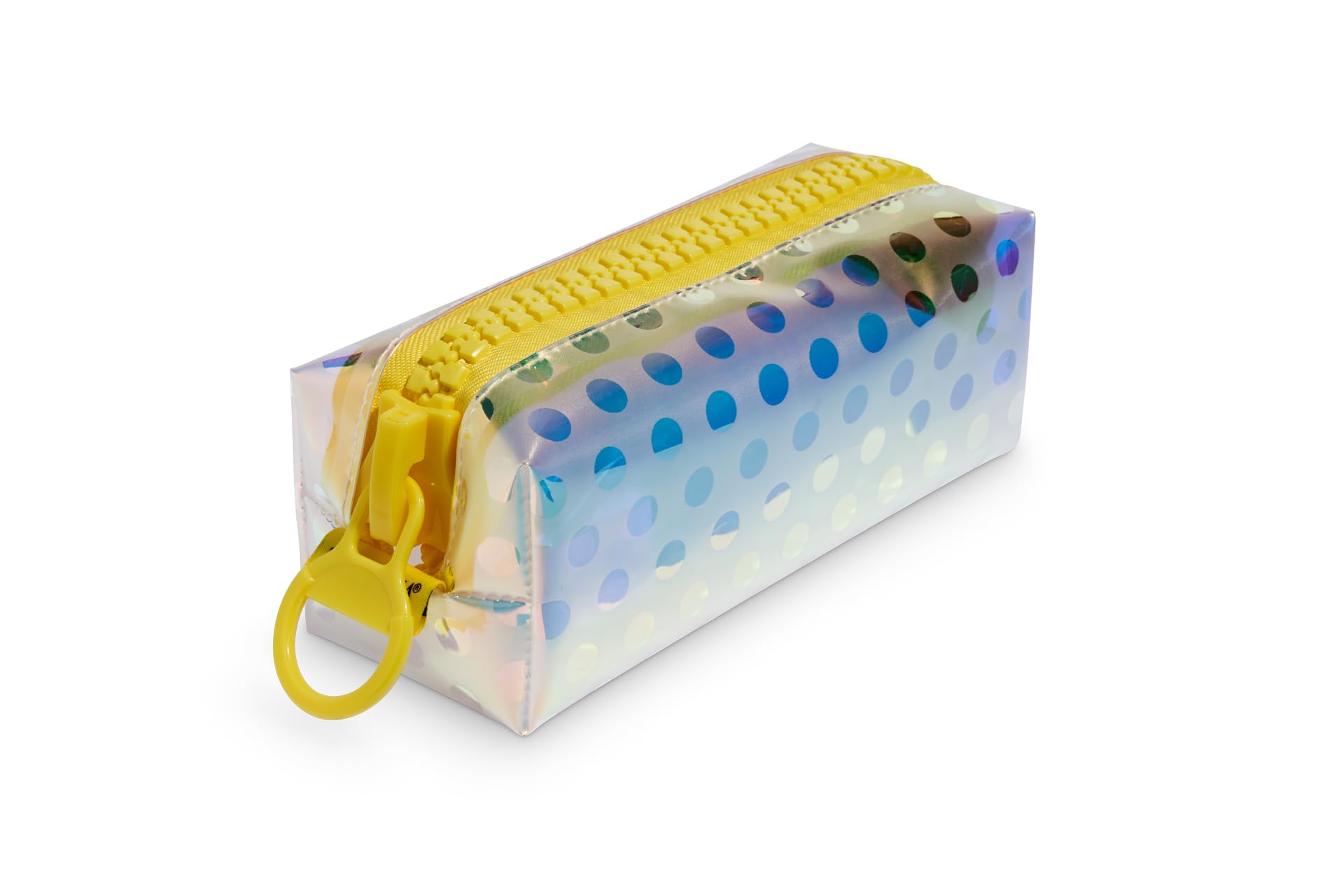 Pigna, Pencil Case Bag with Zip, Yellow Iridescent Effect, Pack of 1
