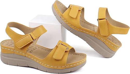 Miniatura 6 de Ortho+rest Sandalias cómodas para caminar para mujer, sandalias de vestir ortopédicas con soporte de arco