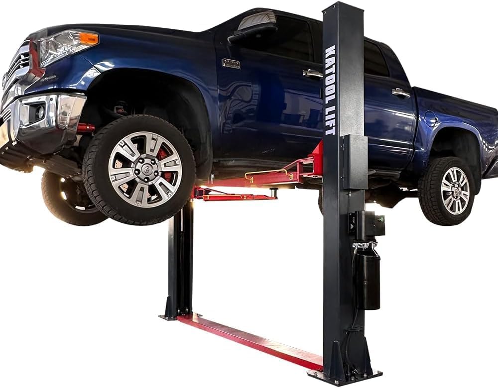 KATOOL 11000lbs 4.0HP Two Post Lift 2 Post Car Lift 2 Post Lift Car Lift for Home/Shop/Garage Auto Lift Automotive Lift(11000lbs, Blue)