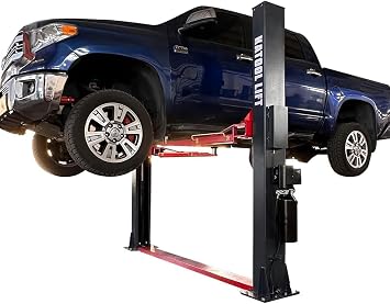 KATOOL 2 Post Lift 4.0HP 12000lbs Single Point Lock Release Car Lift Automotive Lift Truck Hoist 2 Post Car Lift for Repair Store 12000lbs, Gray