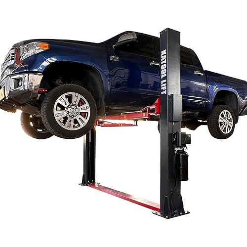 KATOOL 2 Post Lift 4.0HP 12000lbs Single Point Lock Release Car Lift Automotive Lift Truck Hoist 2 Post Car Lift for Repair Store (12000lbs, Gray)