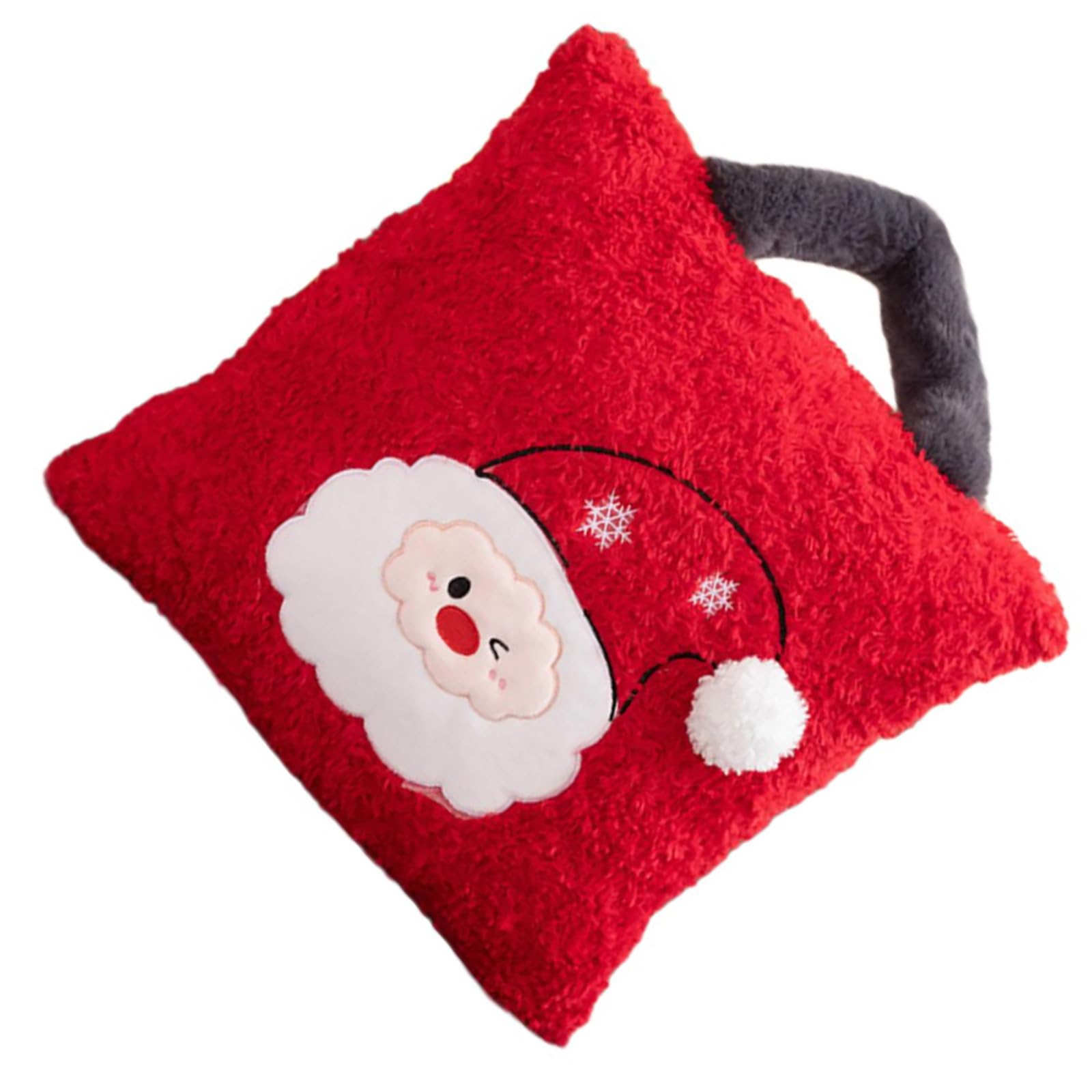 Buxuaaaa Christmas Throw Pillow Storage Bag Cushion Throw Cushion for Room Decoration Colored Snowman Tree Reindeer Christmas
