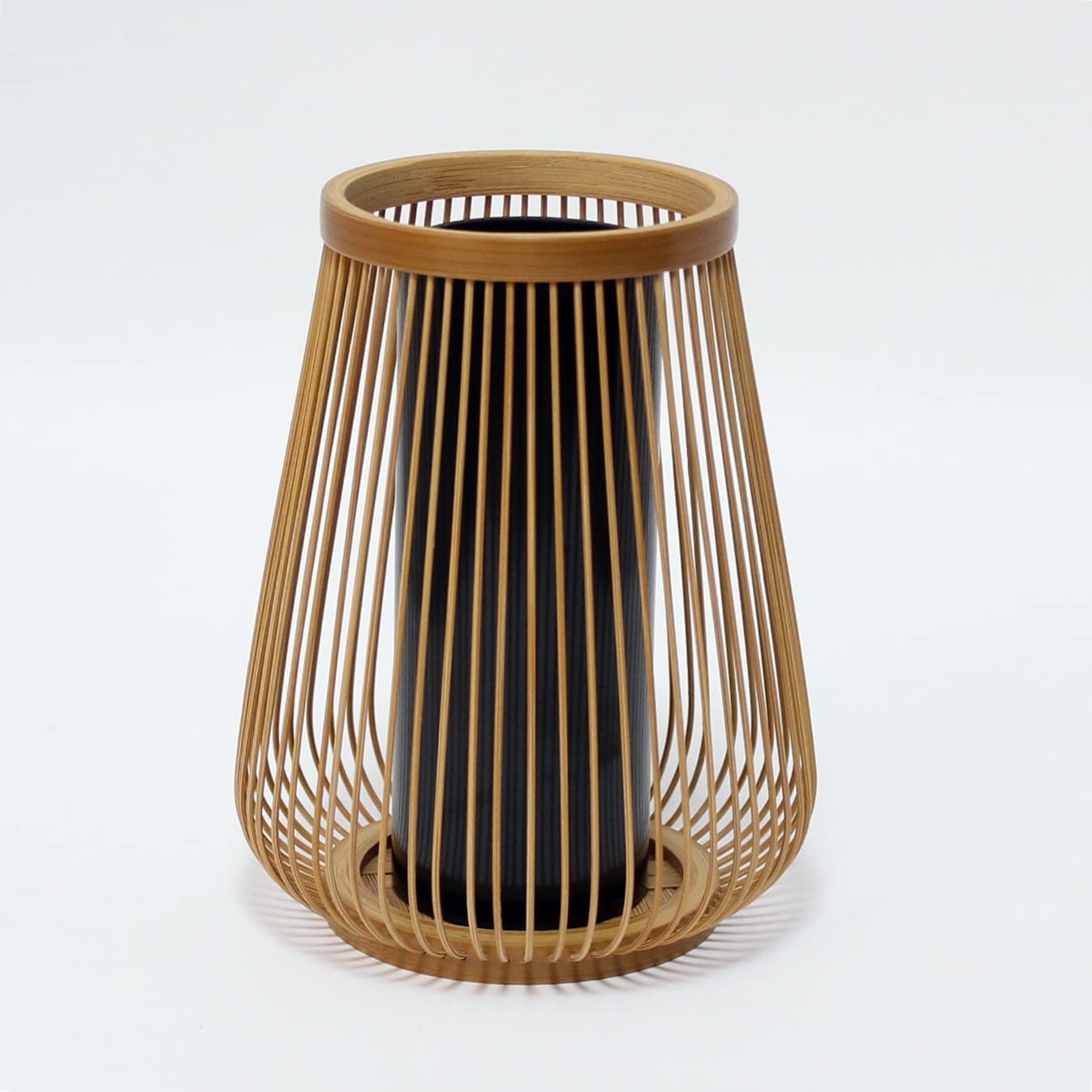 Amazon.co.jp: 伝統的工芸品 駿河竹千筋細工 花器 嵯峨野 古代 