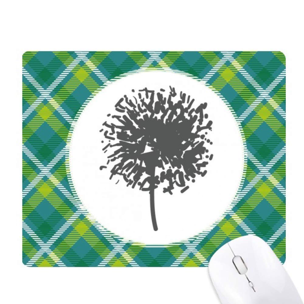 Tapis de souris bouton d'or silhouette réseaux verte grille pixel pour ordinateur - 6