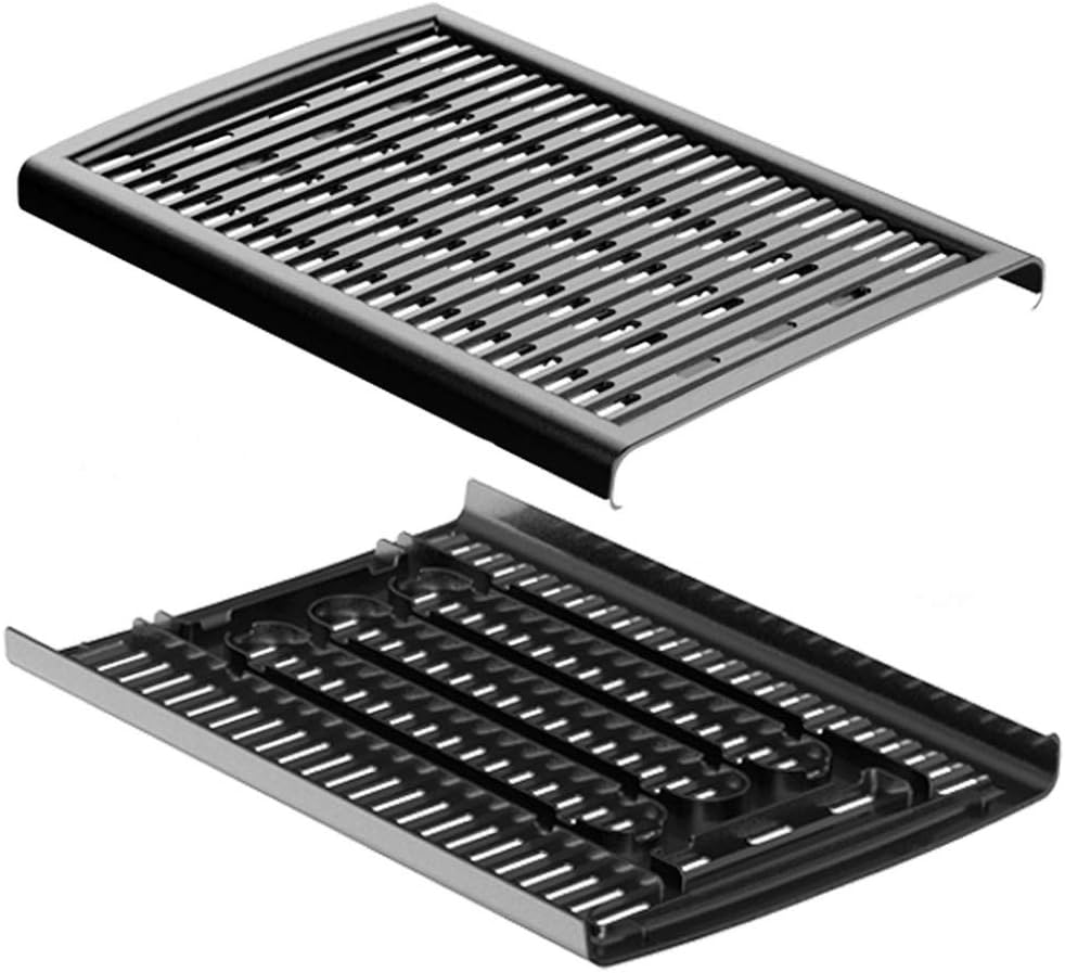 Electric Indoor Grill & Searing with BBQ Barbecue Oven Roasting Pan Temperature Control for Indoor/Outdoor Camp, 1200W、black